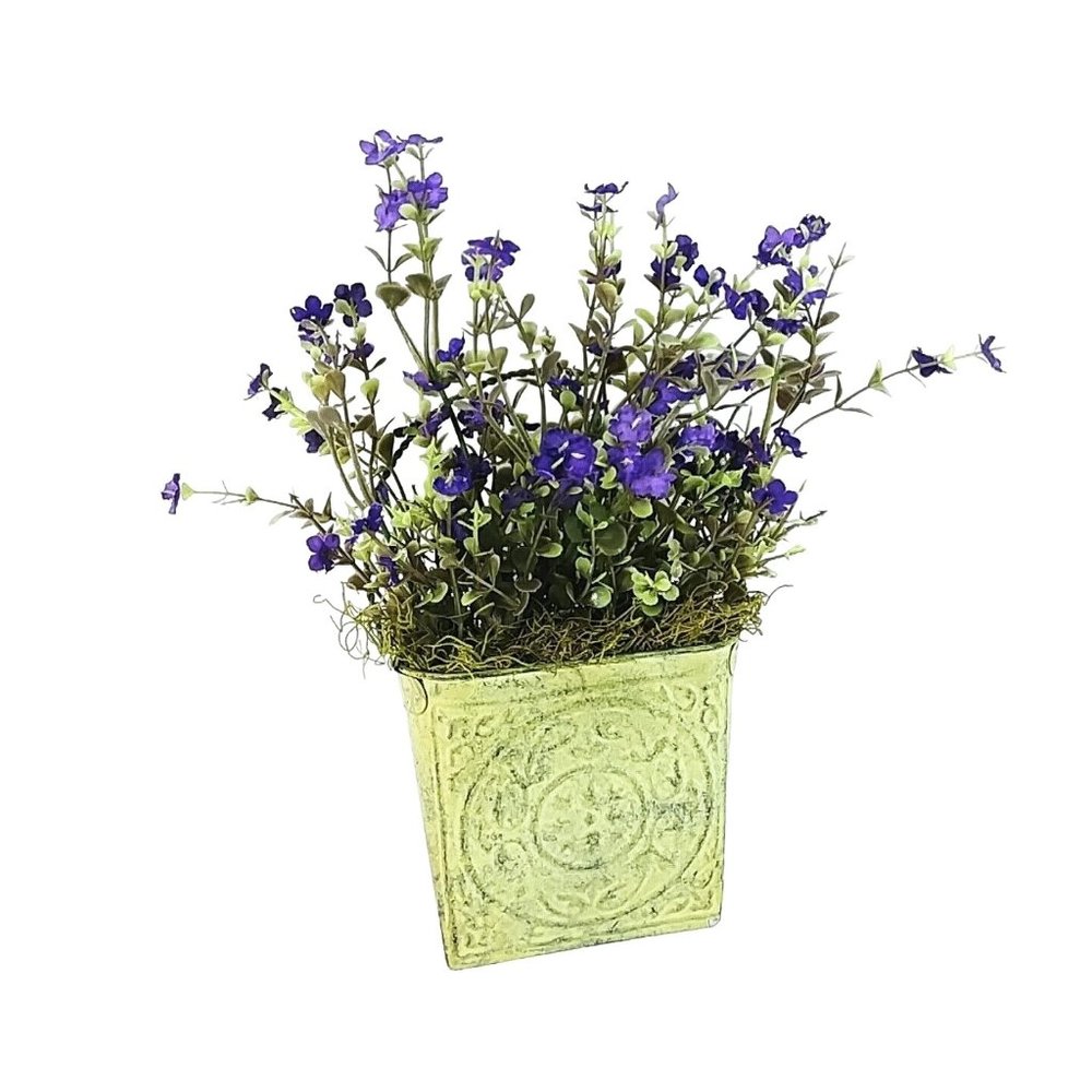 Floral Wall Decor Metal Faux Greenery Handcrafted by Collins Creek Collections